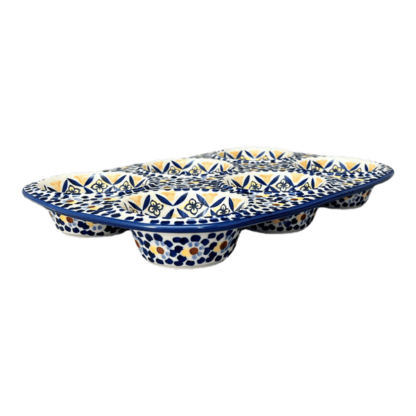 Polish Pottery 11.5 Muffin Pan U4333 - Polish Art Center