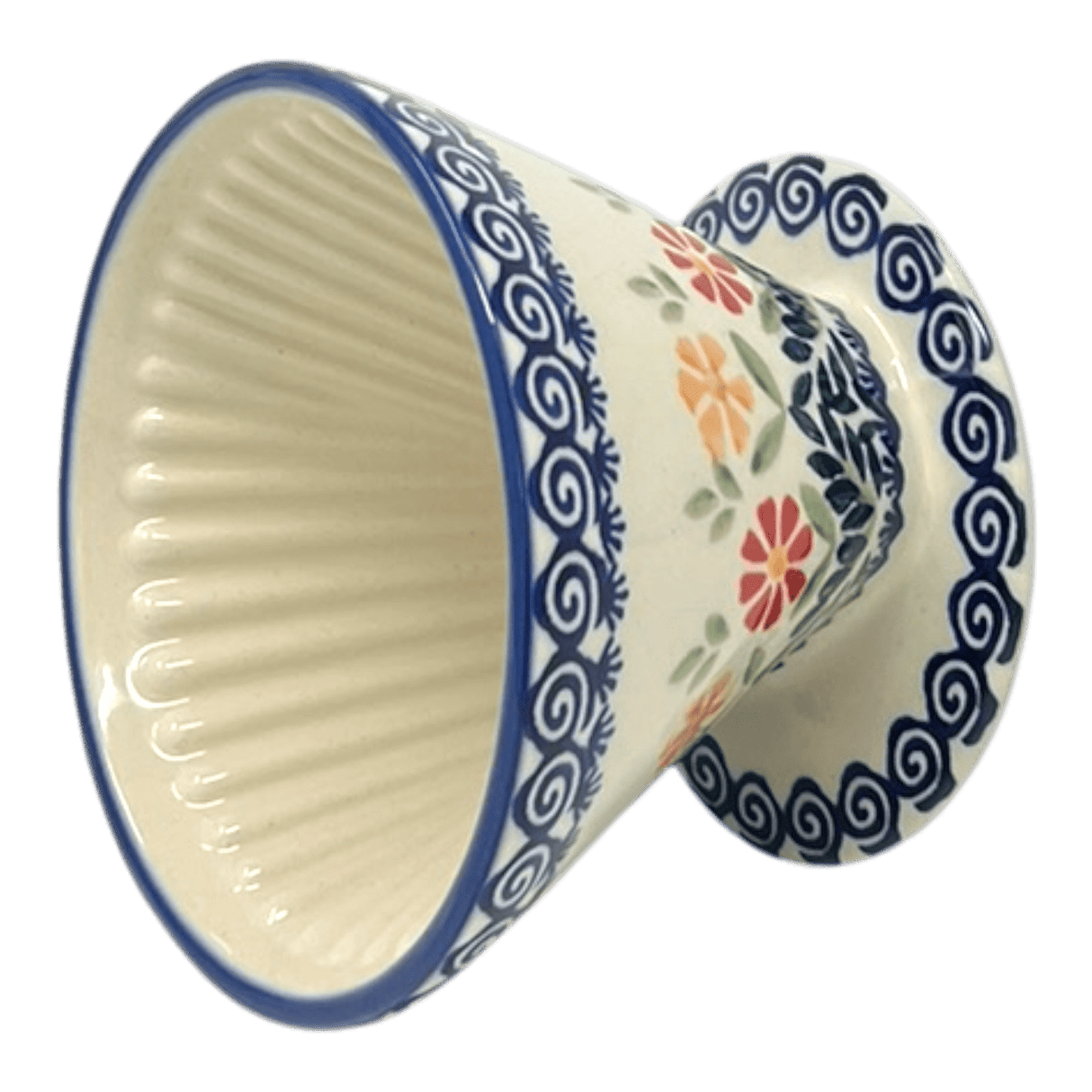 Pour Over, Coffee Dripper, 4.25" in "Flower Power" by Manufaktura | F127T-JS14