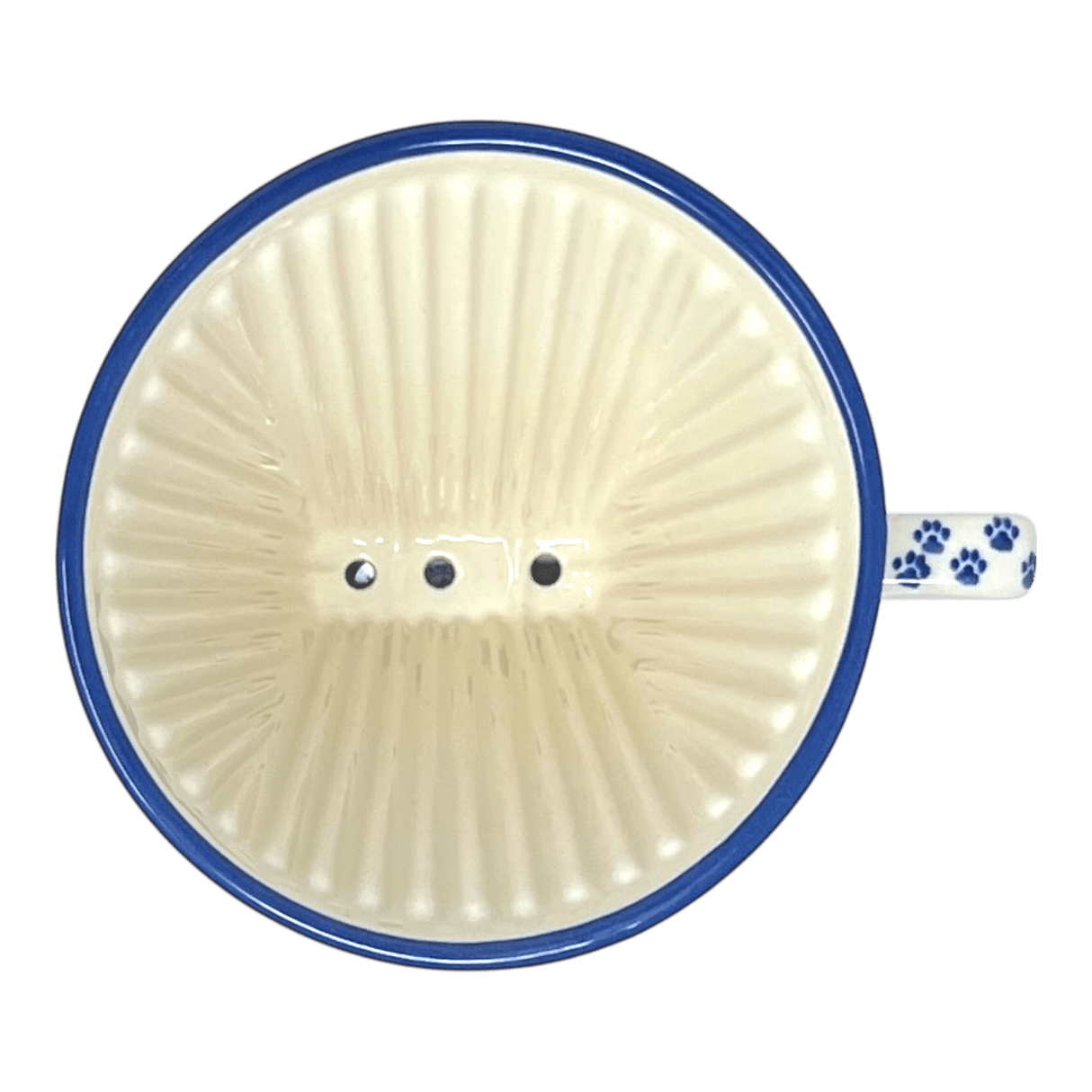 Pour Over, Coffee Dripper, 4.25" in "Kitty Cat Path" by Manufaktura | F127T-KOT6