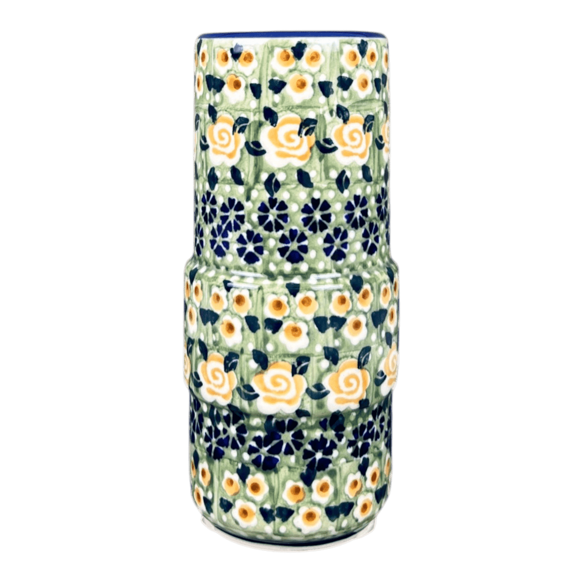 Vase, Slim, 5.5" in "Perennial Garden" by Manufaktura | F141S-LM