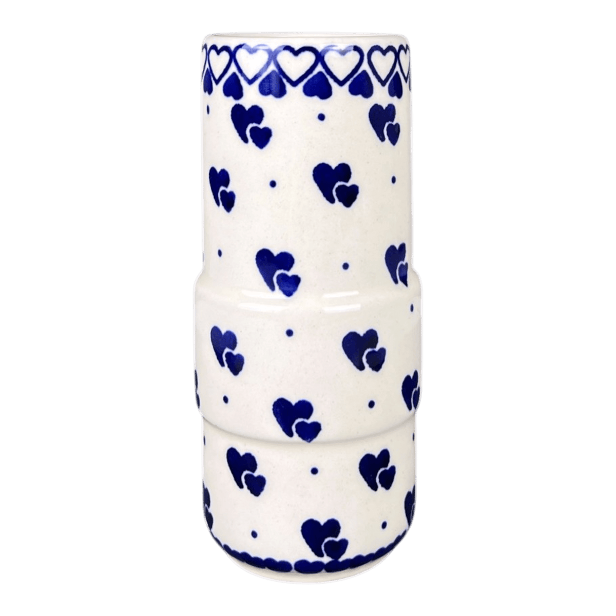 Vase, Slim, 5.5" in "Heart-2-Heart" by Manufaktura | F141T-SE