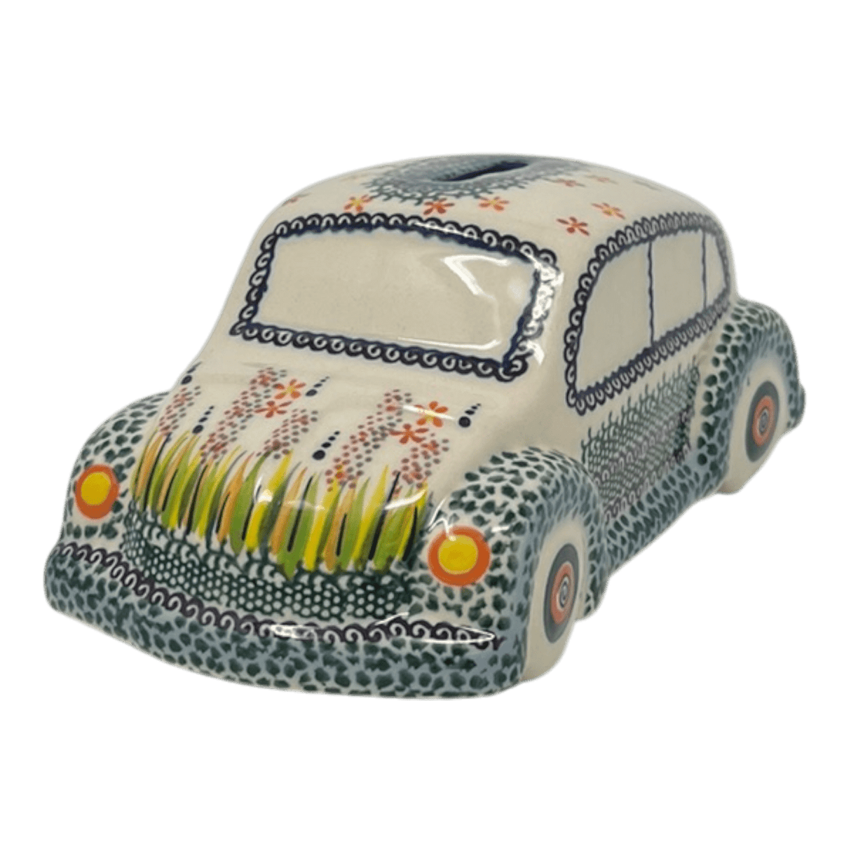 Bank, Beetle, 8.6" x 4.5" in "Morning Meadow" by Galia | GAD20-ULA