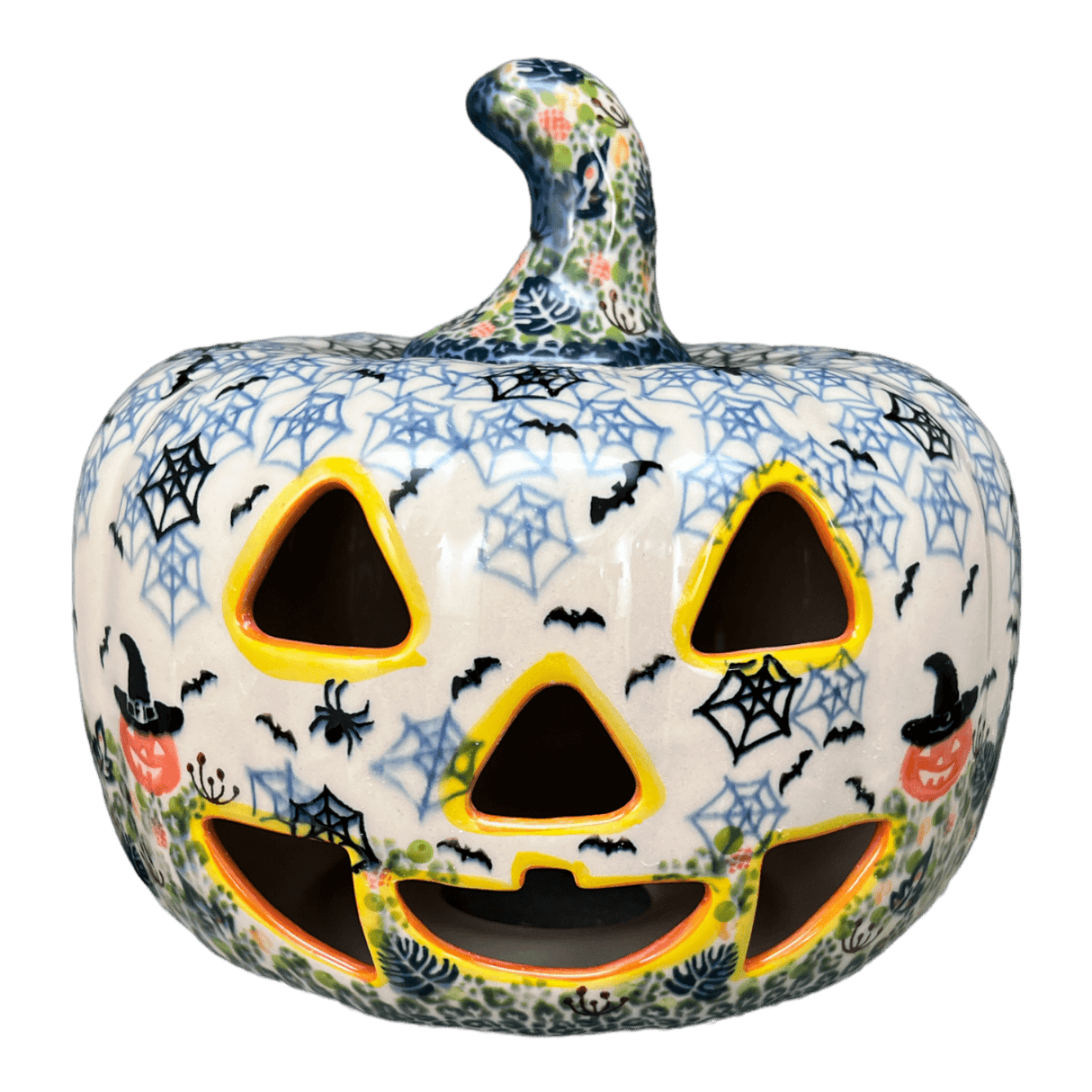 Luminary, Pumpkin, 8" in "All Hallows' Eve" by Galia | GAD28D-AH1