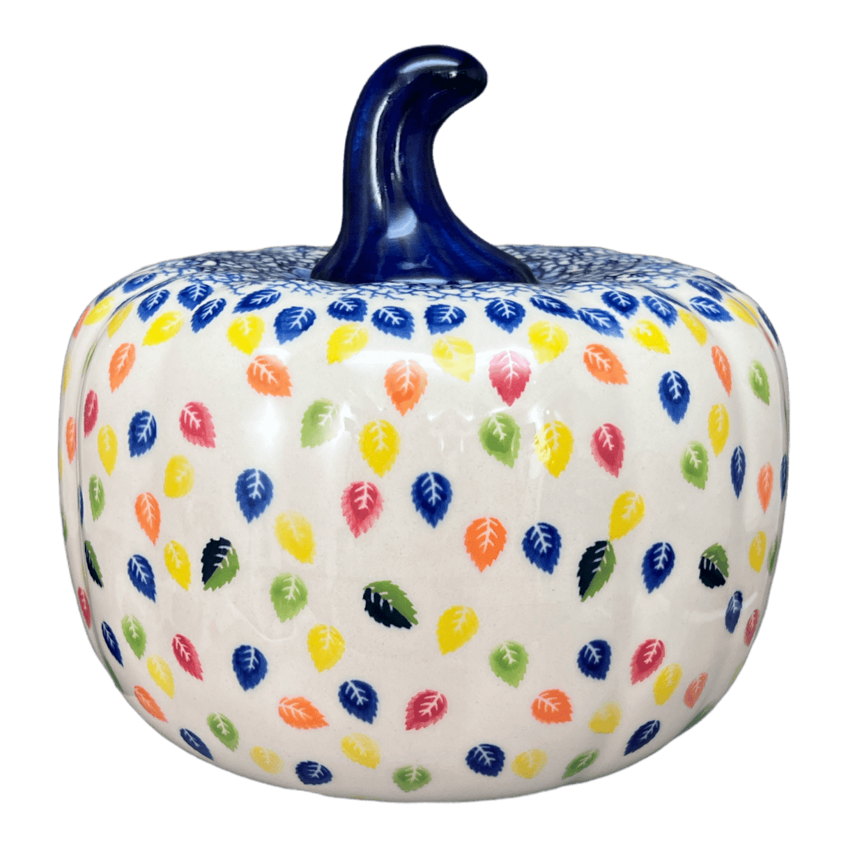 Luminary, Pumpkin, 8" in "Rainbow Leaves" by Galia | GAD28D-PL1