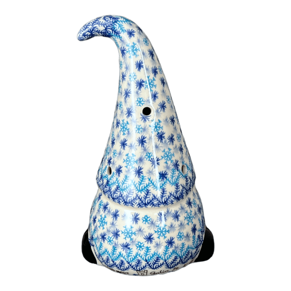 Luminary, Gnome, 8.5" Large in "Snow Flurry" by Galia | GAD41-PCH