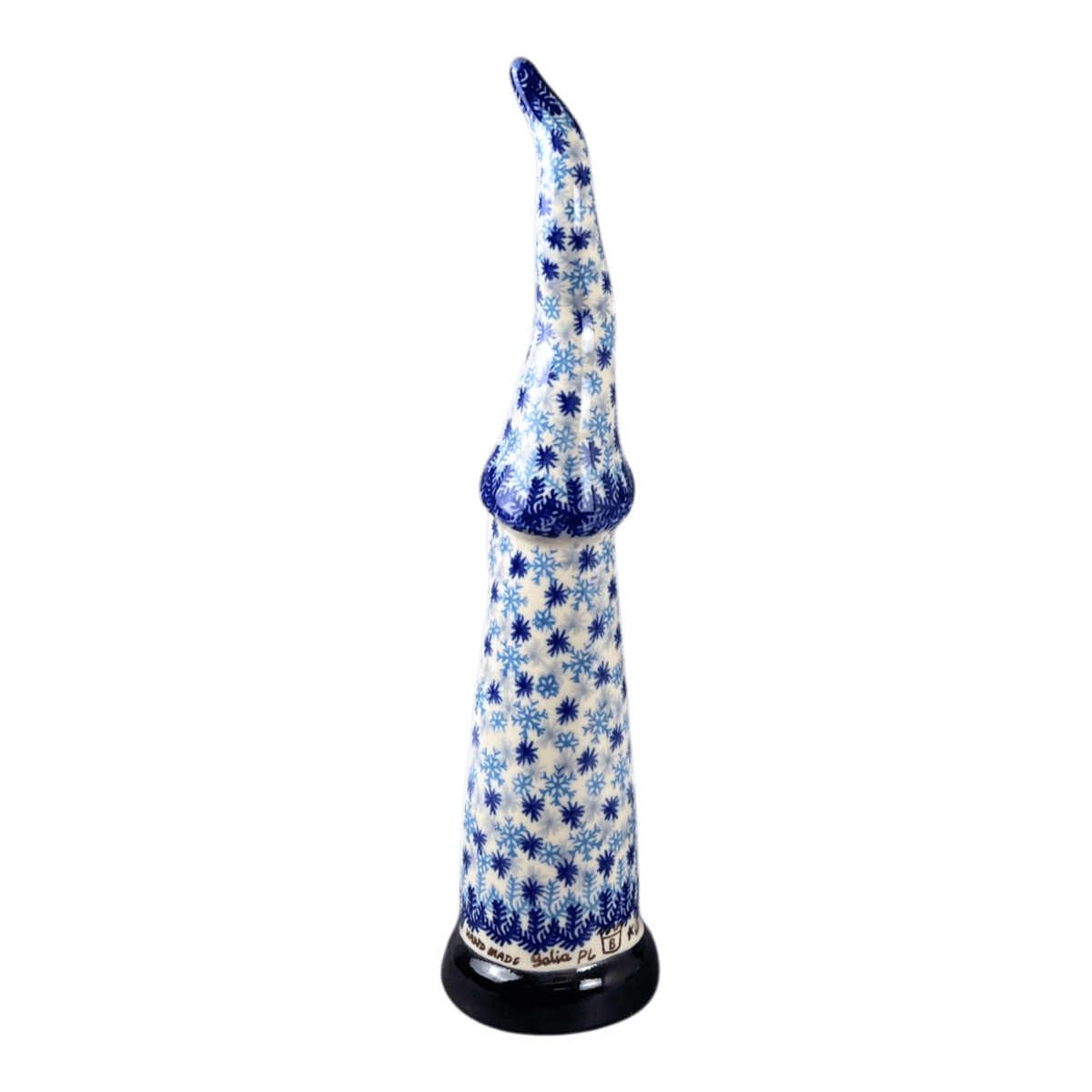 Figurine, Skinny Gnome, 12.5" in "Snow Flurry" by Galia | GAD42-PCH
