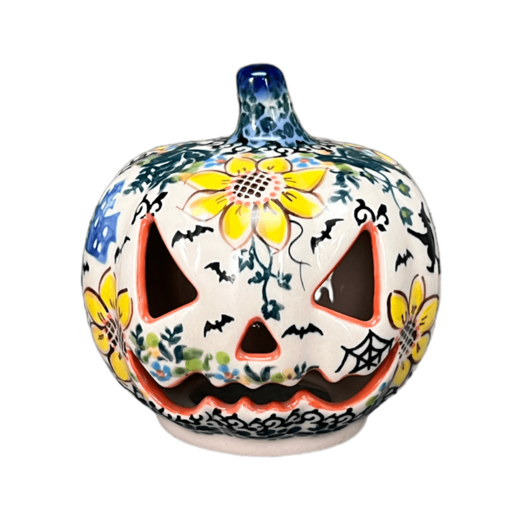 Luminary, Pumpkin, 4" in "Trick or Treat" by Galia | GAD44D-AH3