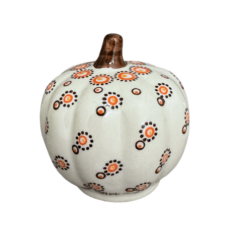 Luminary, Pumpkin, 4" in "Sunny Dots" by Galia | GAD44D-PK2