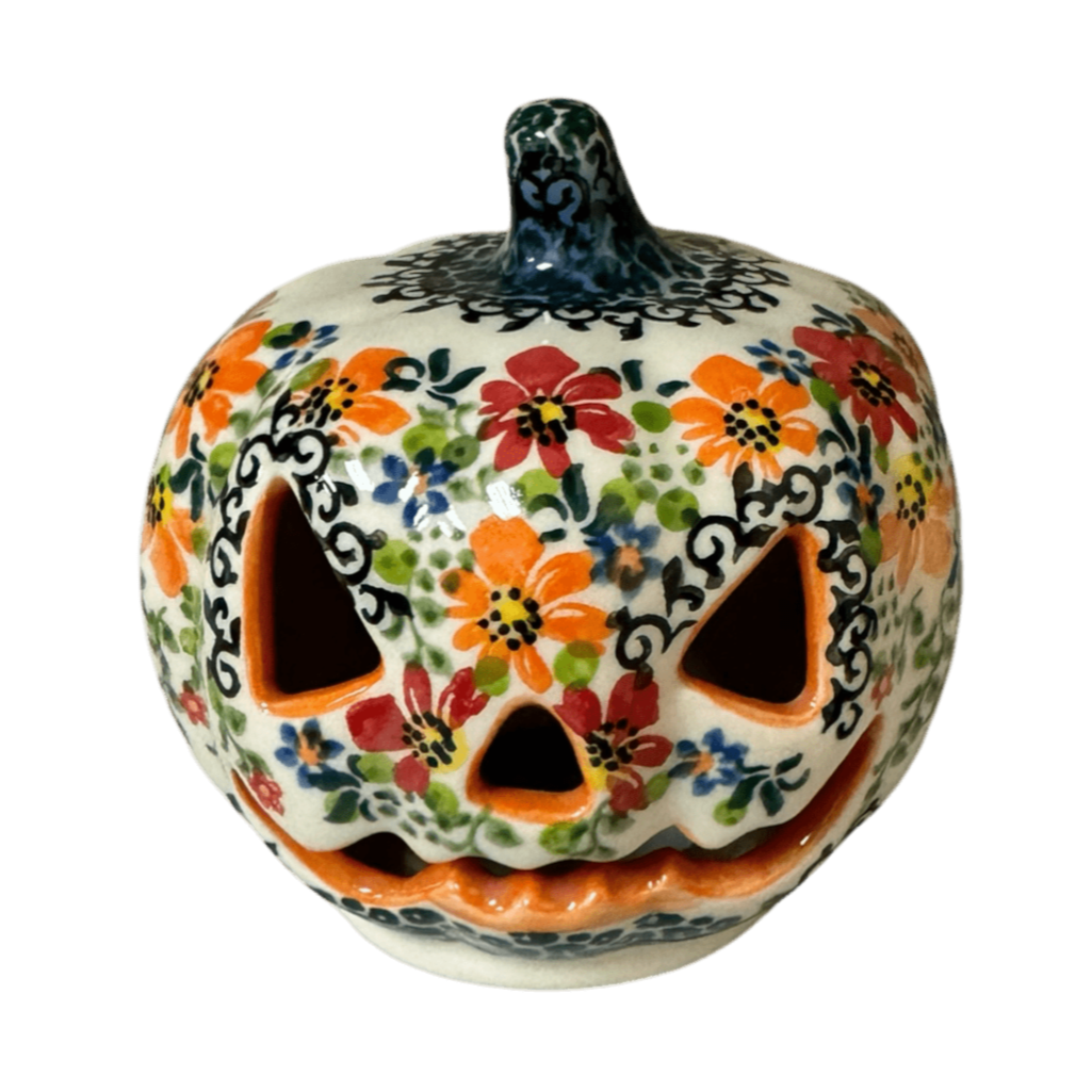 Luminary, Pumpkin, 4" in "Red & Orange Dream" by Galia | GAD44D-UHP