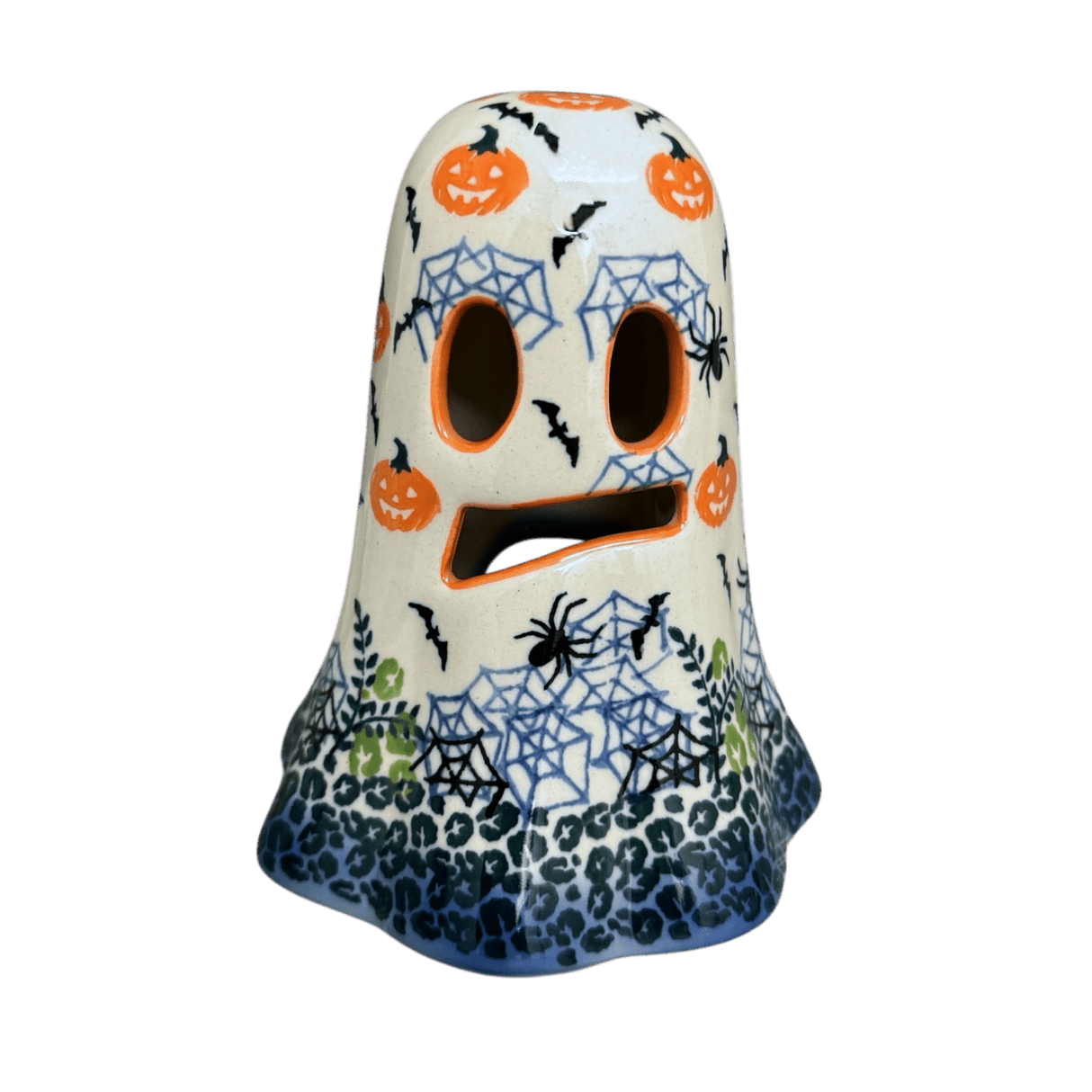 Luminary, Ghost, 5.25" in "Pumpkin Pasture" by Galia | GAD46-UH1