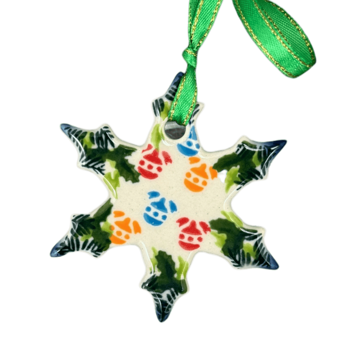 Ornament, Snowflake, 3" in "Colorful Baubles" by Galia | GB10-PB2