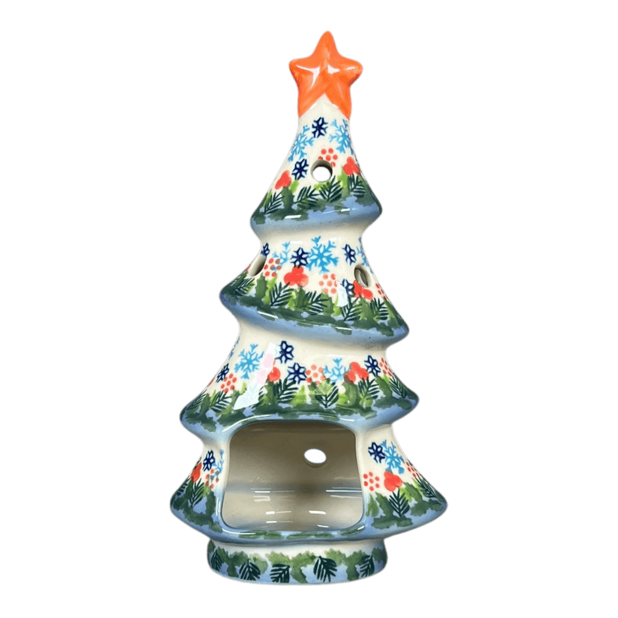 Luminary, Skinny Christmas Tree, 7.5" in "Winter Wreath" by Galia | GCH04-PCH3