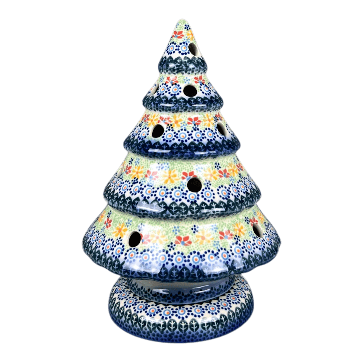 Luminary, Christmas Tree, 10" Large in "Countryside Field" by Galia | GCH05-UKL