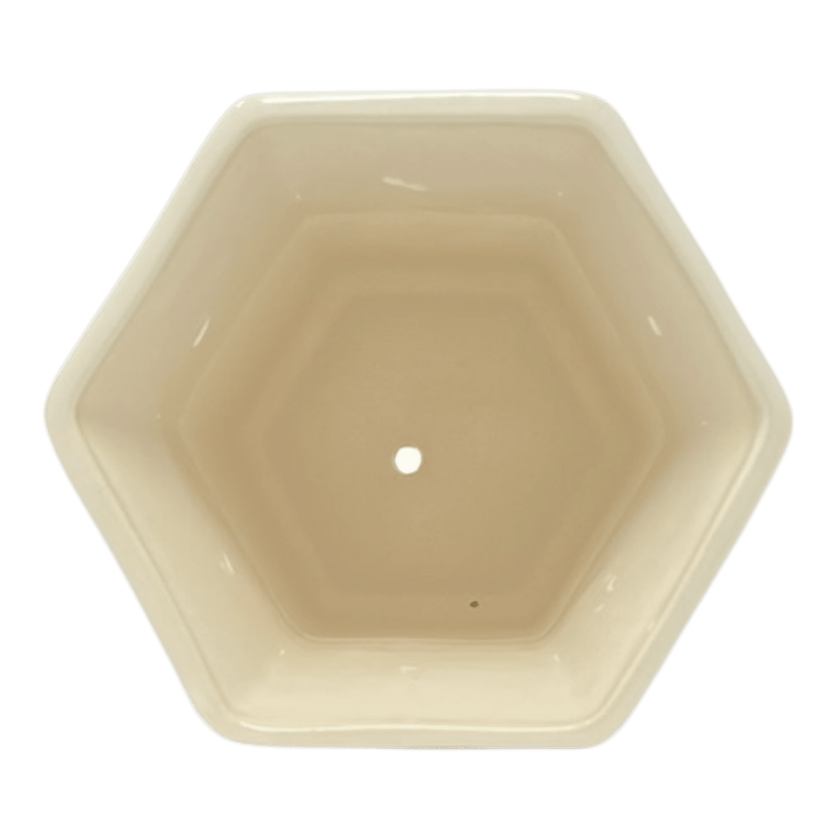 Flower Pot, Hexagonal, 5" Small in "Blue Star Bundle" by Galia | GDN08-PN