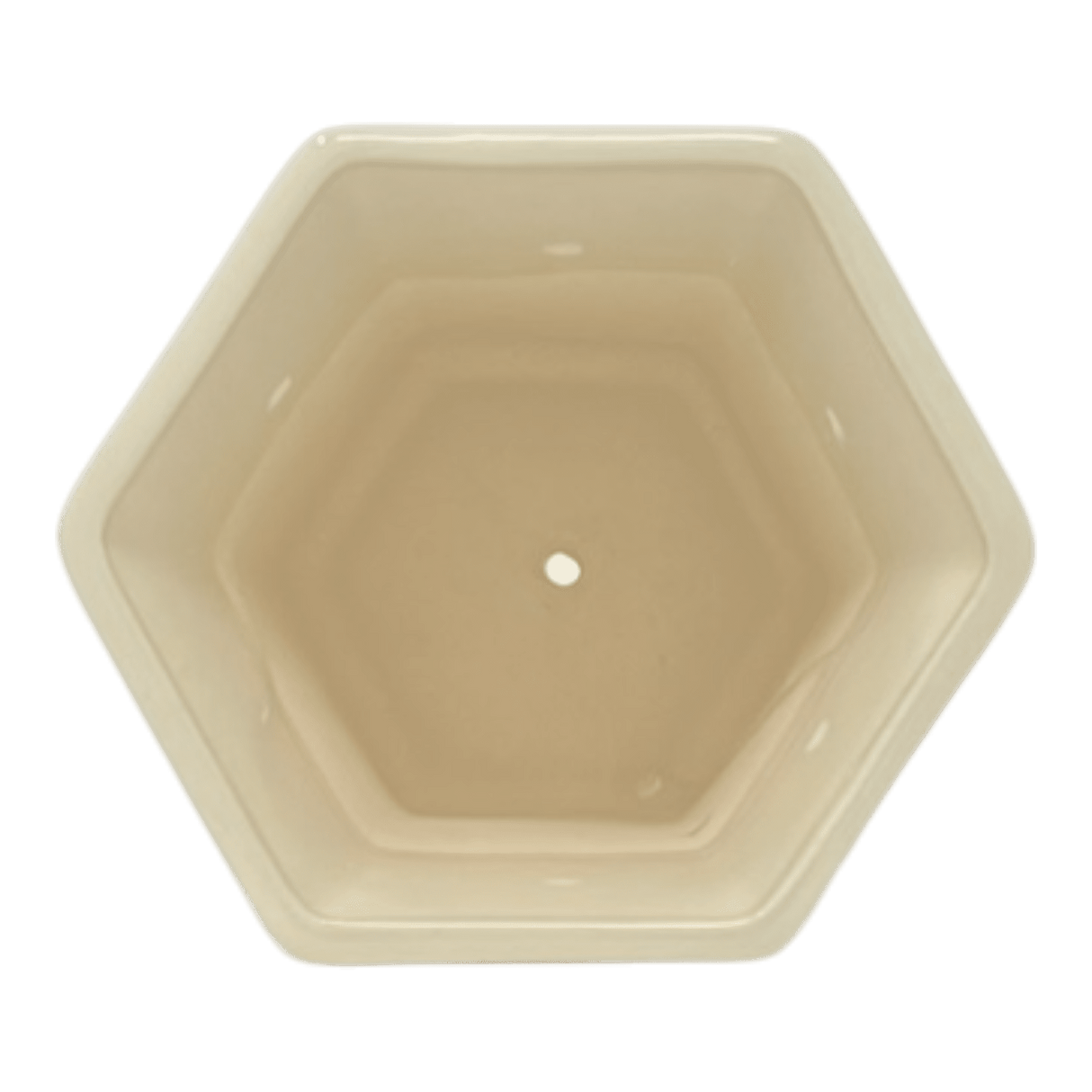 Flower Pot, Hexagonal, 5" Small in "Draping Red Florals" by Galia | GDN08-PW3