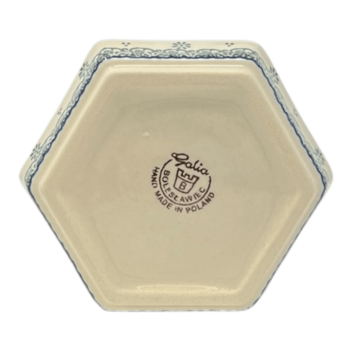 Flower Pot, Hexagonal, 5" Small in "Rainbow Wreath" by Galia | GDN08-UV3