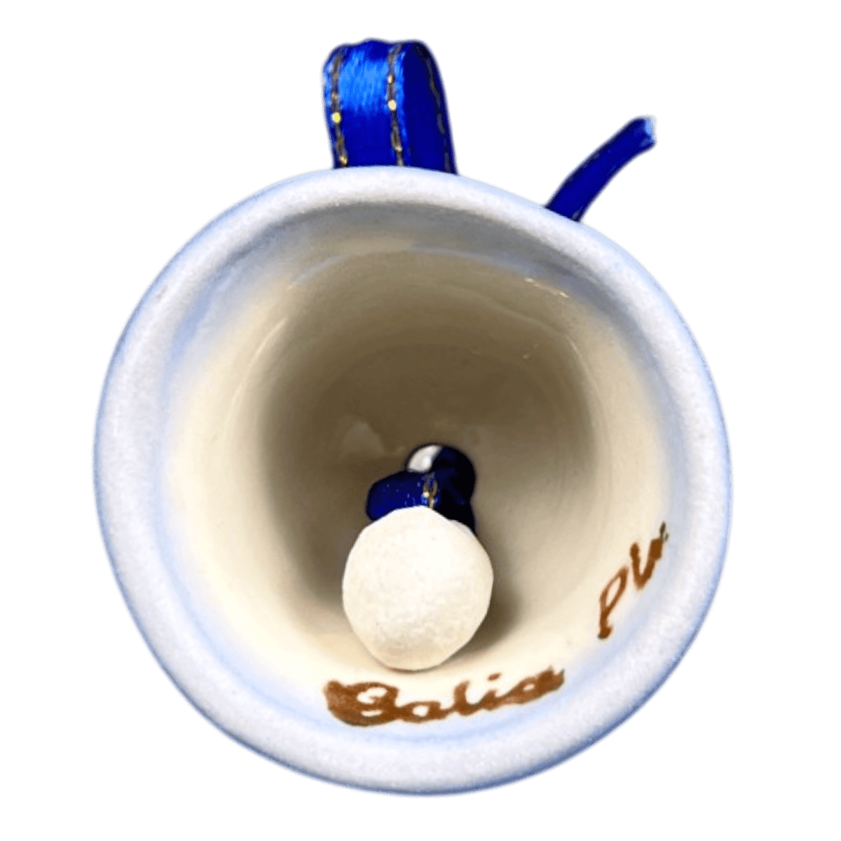 Ornament, Tiny Bell, 2" in "Snow Flurry" by Galia | GDW09-PCH