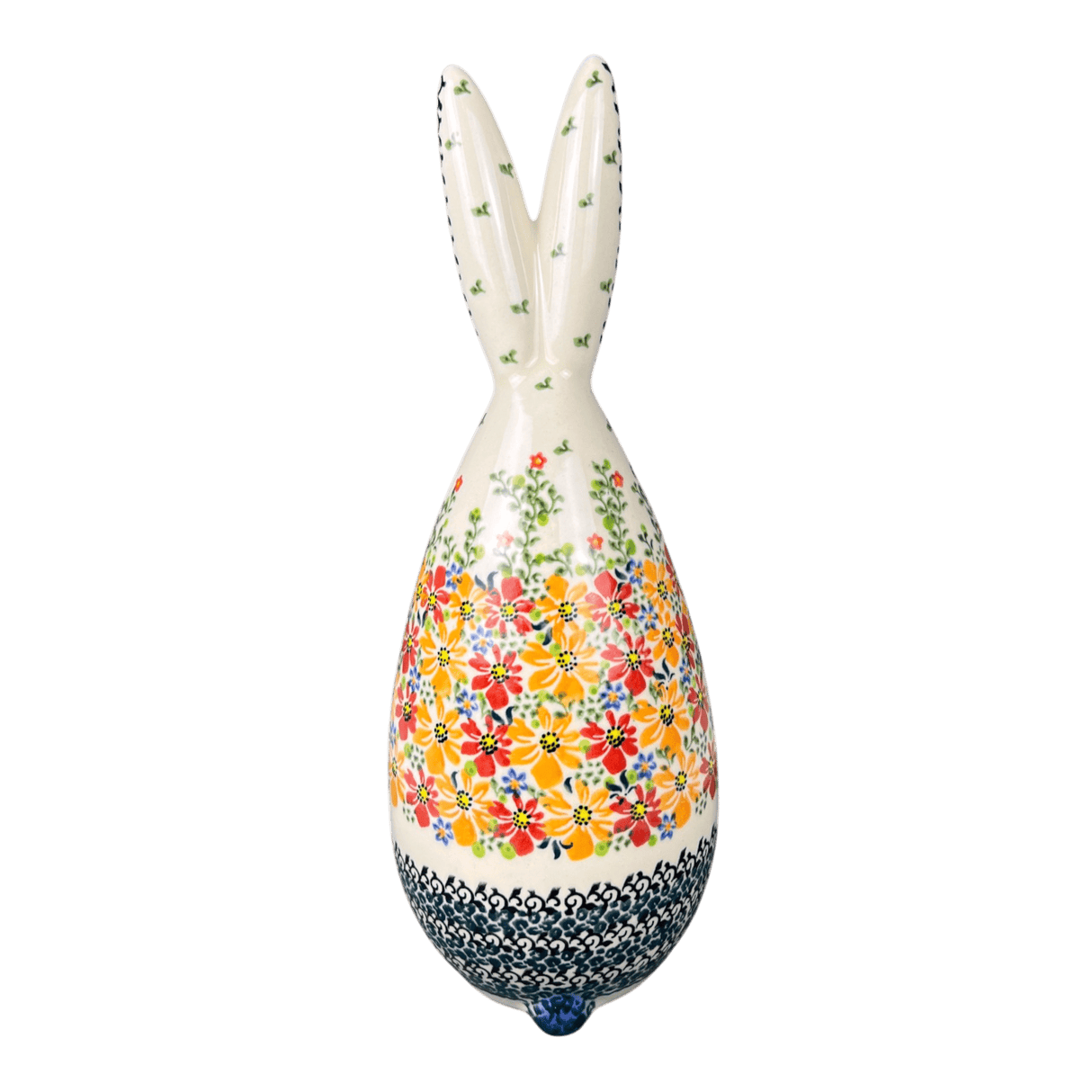 Figurine, Bunny, 12" in "Red & Orange Dream" by Galia | GJ16-UHP
