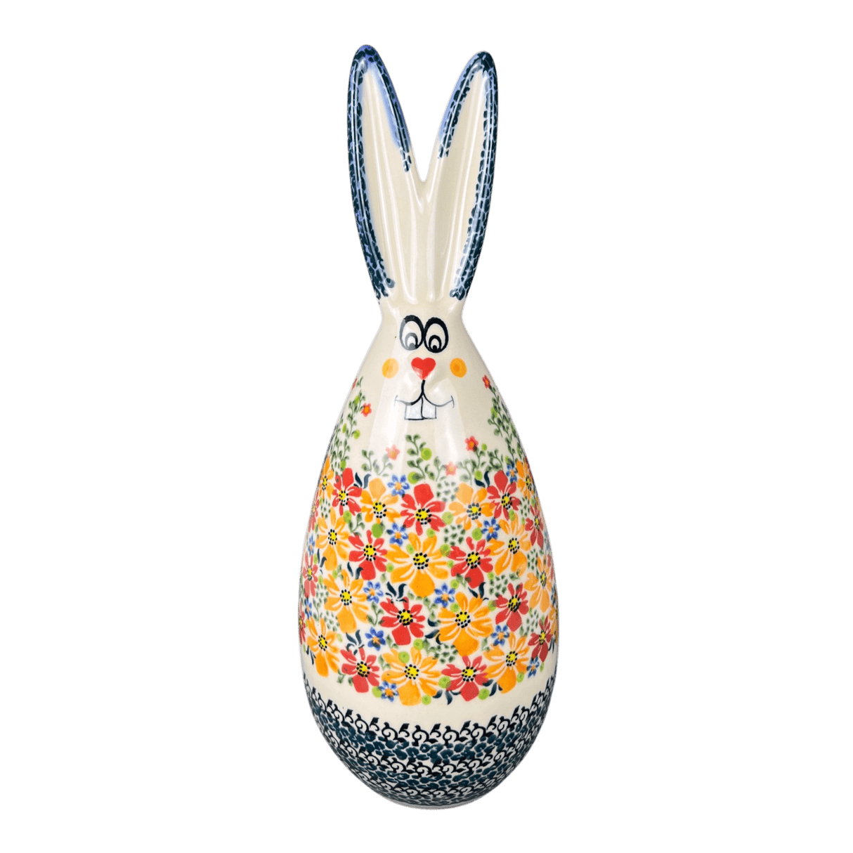 Figurine, Bunny, 12" in "Red & Orange Dream" by Galia | GJ16-UHP