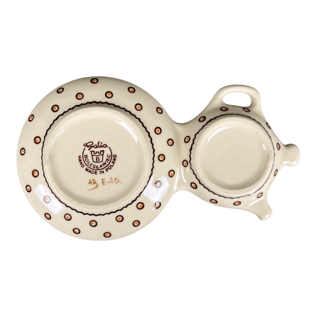 Tray, Tea Service, 8.25" x 5.5" in "Sunny Dots" by Galia | GPH07-PK2