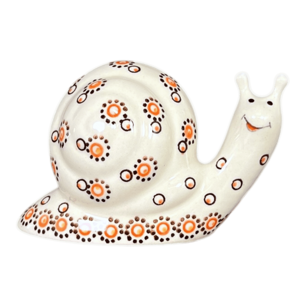 Figurine, Snail, 2.75" in "Sunny Dots" by Galia | GZW01-PK2