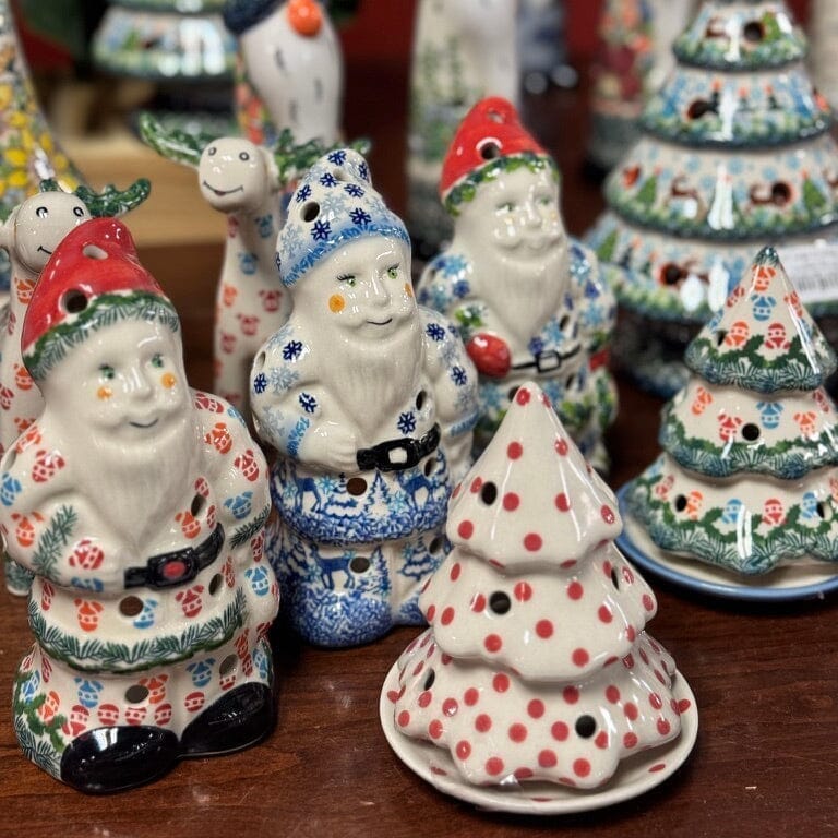 Luminary, Santa, 7" in "Dotted Reds" by Galia | GMJ06-PG3
