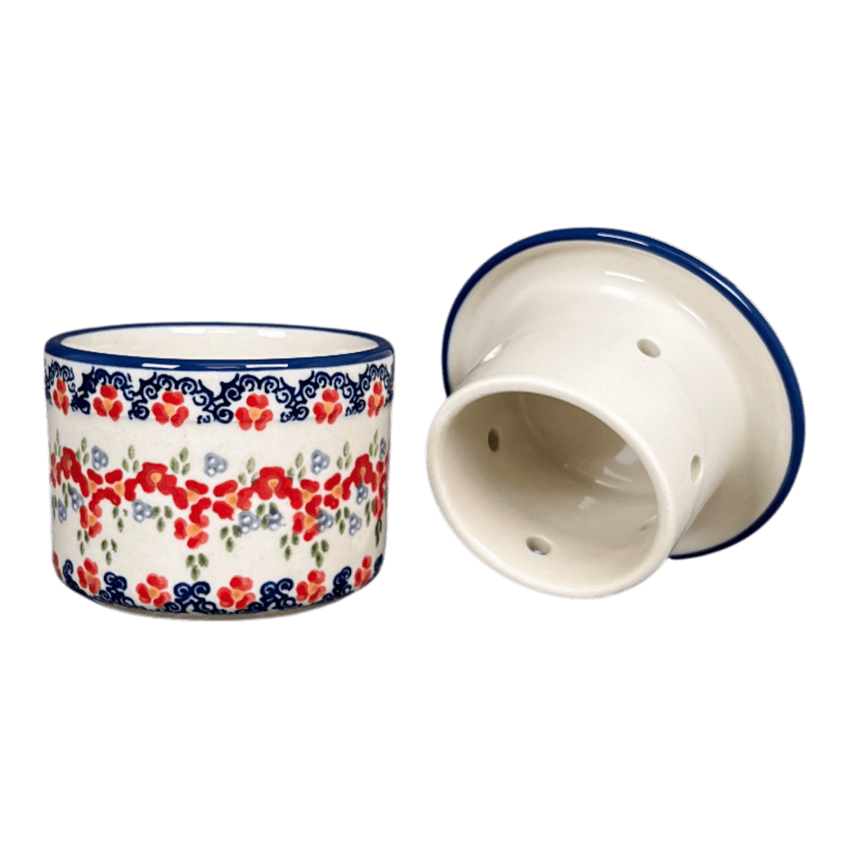 Butter Crock, 4.5" in "Ring Around the Rosie" by Manufaktura | M136U-P321