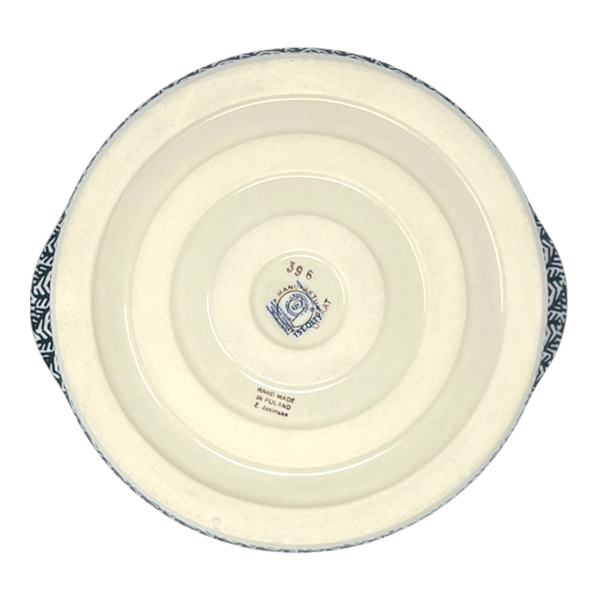 Baker, Round, with Lid, Deep, 8" in "Evergreen Bells" by Manufaktura | Z128U-PZDG