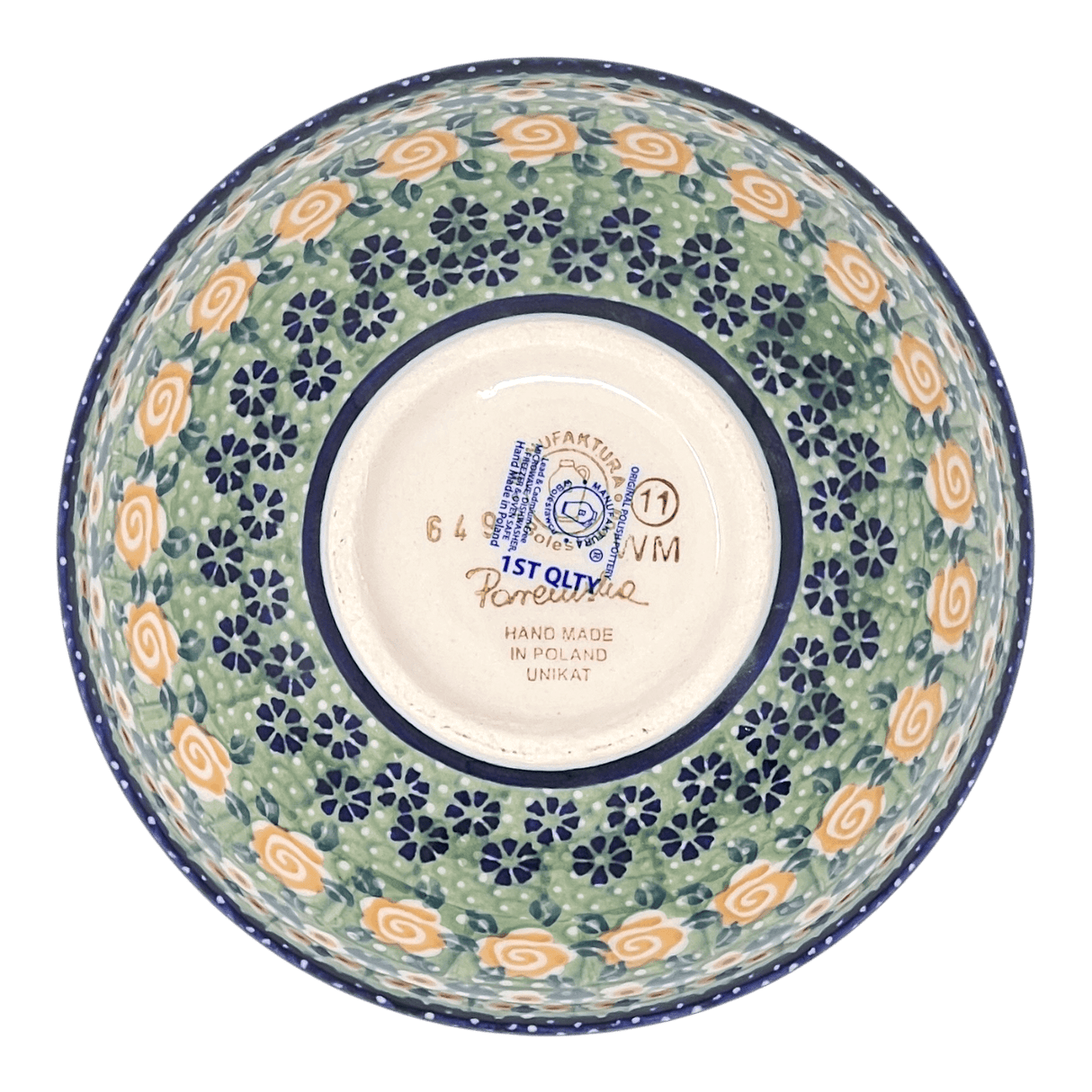 Bowl, Round, 6" in "Perennial Garden" by Manufaktura | M089S-LM