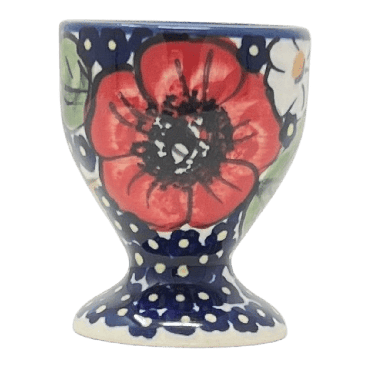 Egg Cup, 2.5" in "Poppies & Posies" by Manufaktura | J050S-IM02