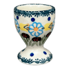 Polish Pottery 2.5" Egg Cup (Lady Bugs) | J050T-IF45 at PolishPotteryOutlet.com