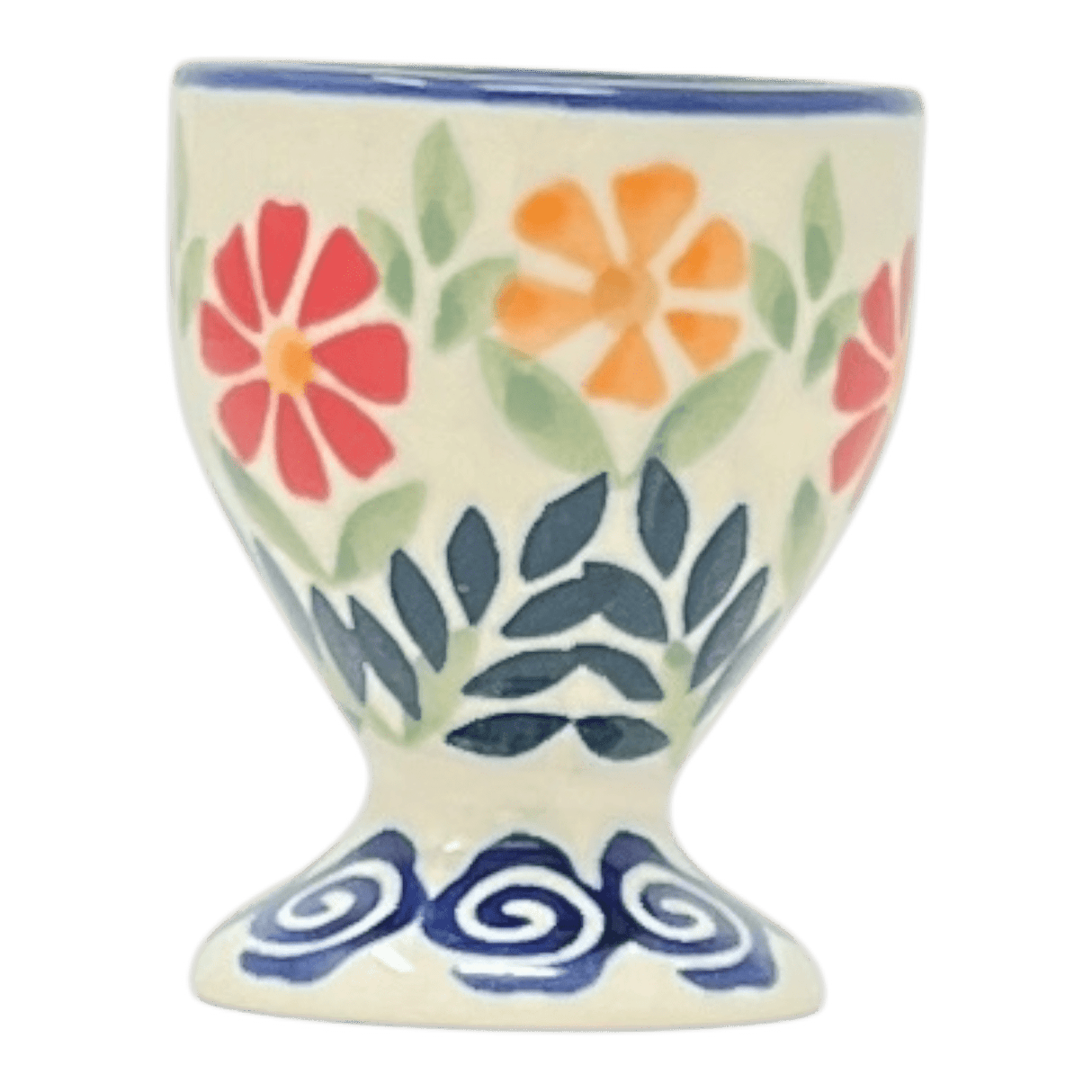 Egg Cup, 2.5" in "Flower Power" by Manufaktura | J050T-JS14