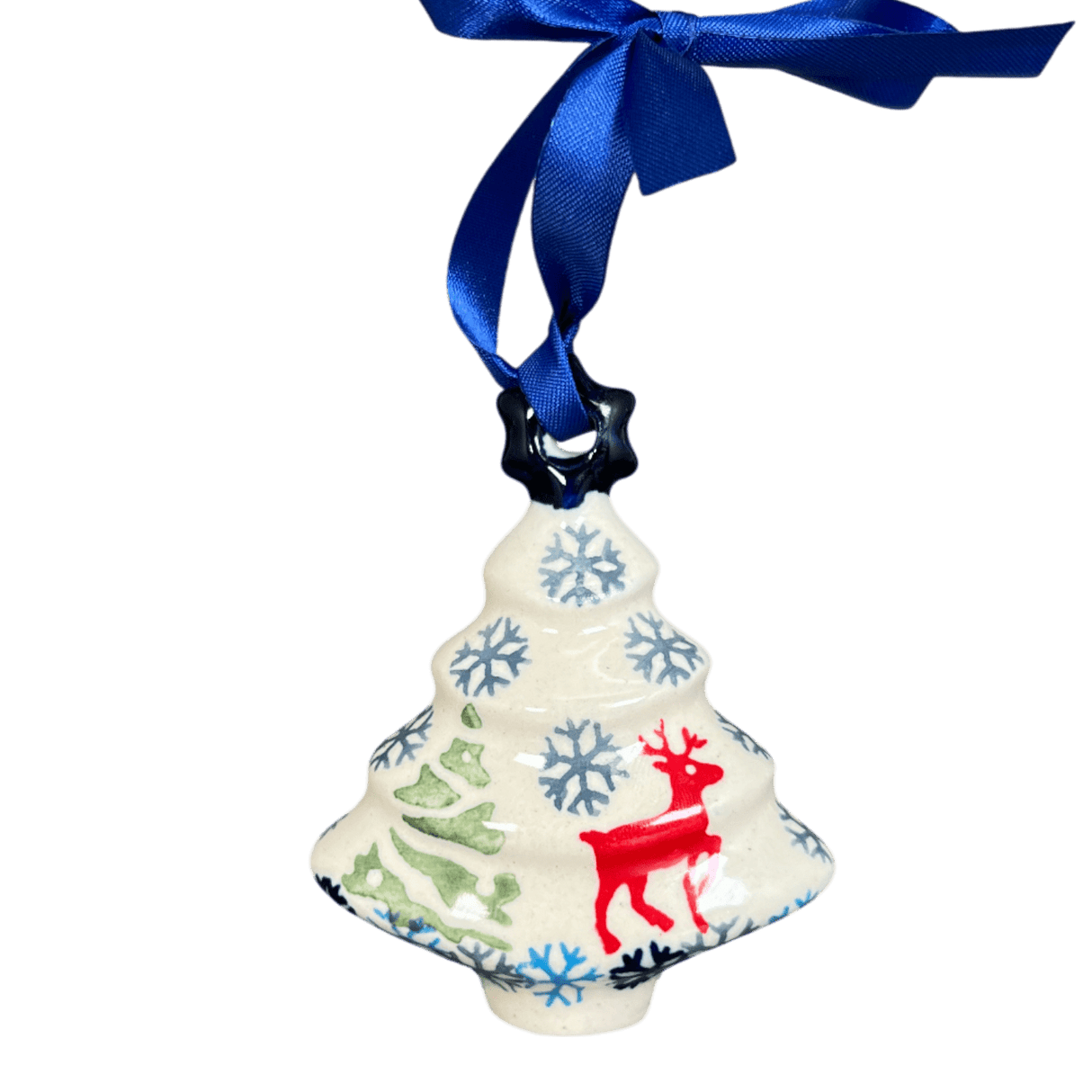 Ornament, Christmas Tree, 3" in "Reindeer Games" by Manufaktura | K008T-BL07