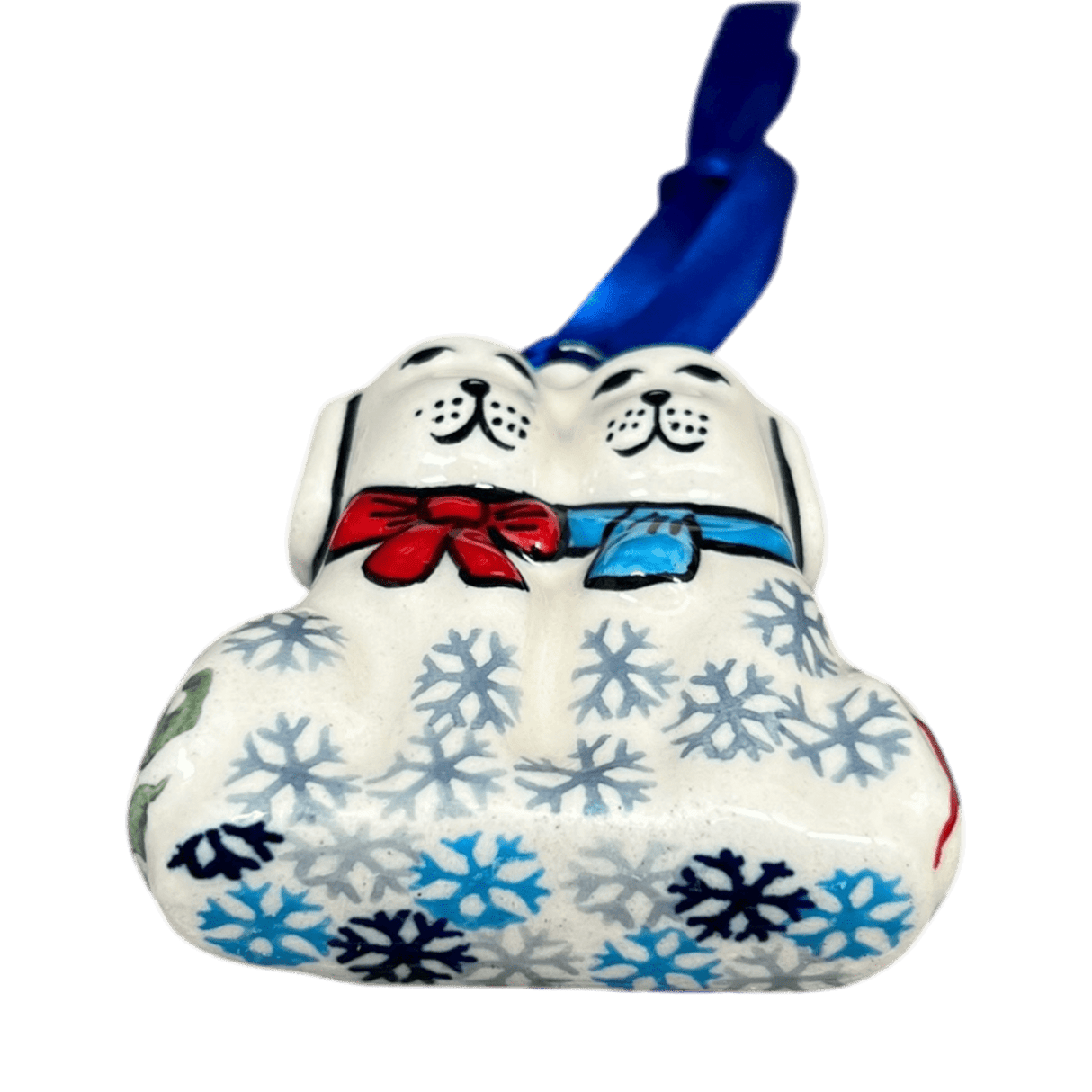 Ornament, Puppy Dogs, 2.5" in "Reindeer Games" by Manufaktura | K015T-BL07