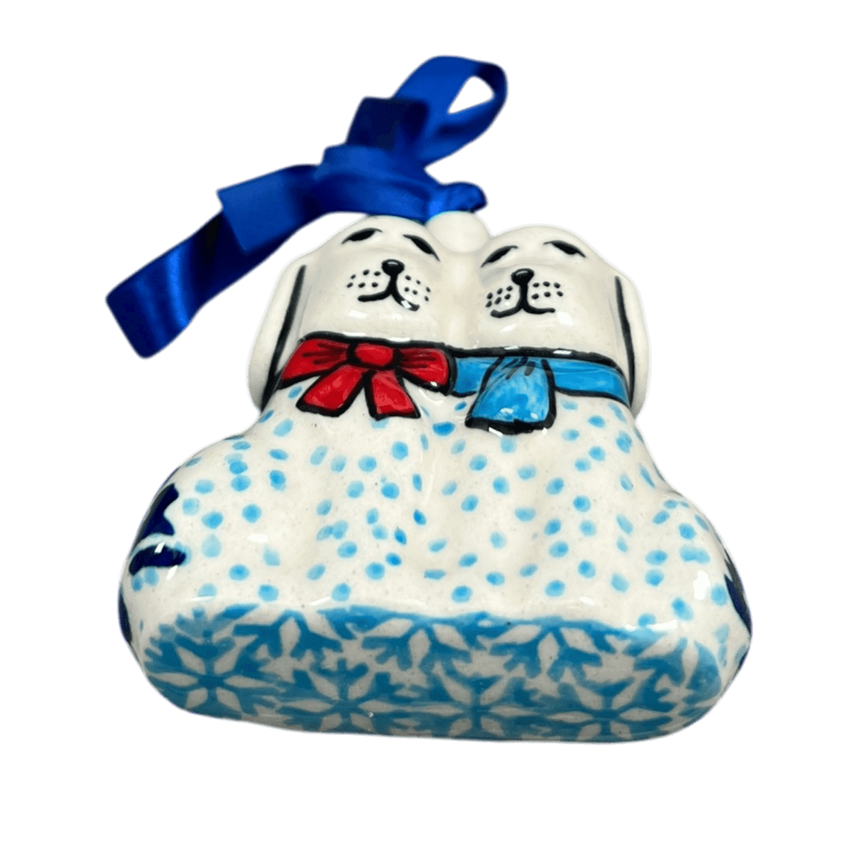 Ornament, Puppy Dogs, 2.5" in "Peaceful Season" by Manufaktura | K015T-JG24