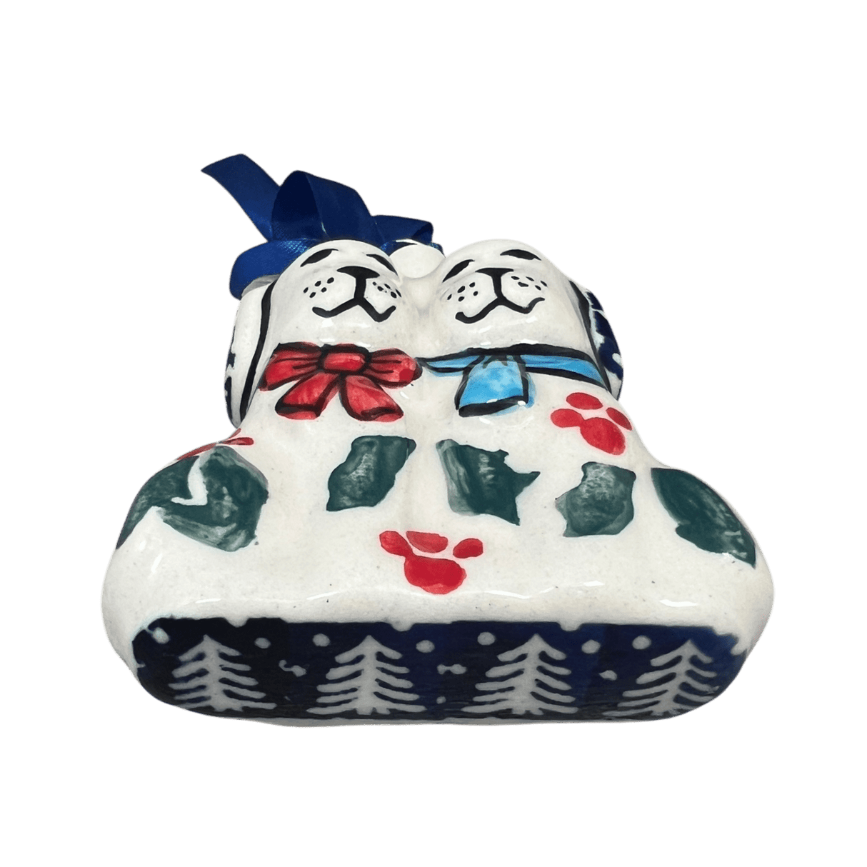 Ornament, Puppy Dogs, 2.5" in "Holiday Cheer" by Manufaktura | K015T-NOS2