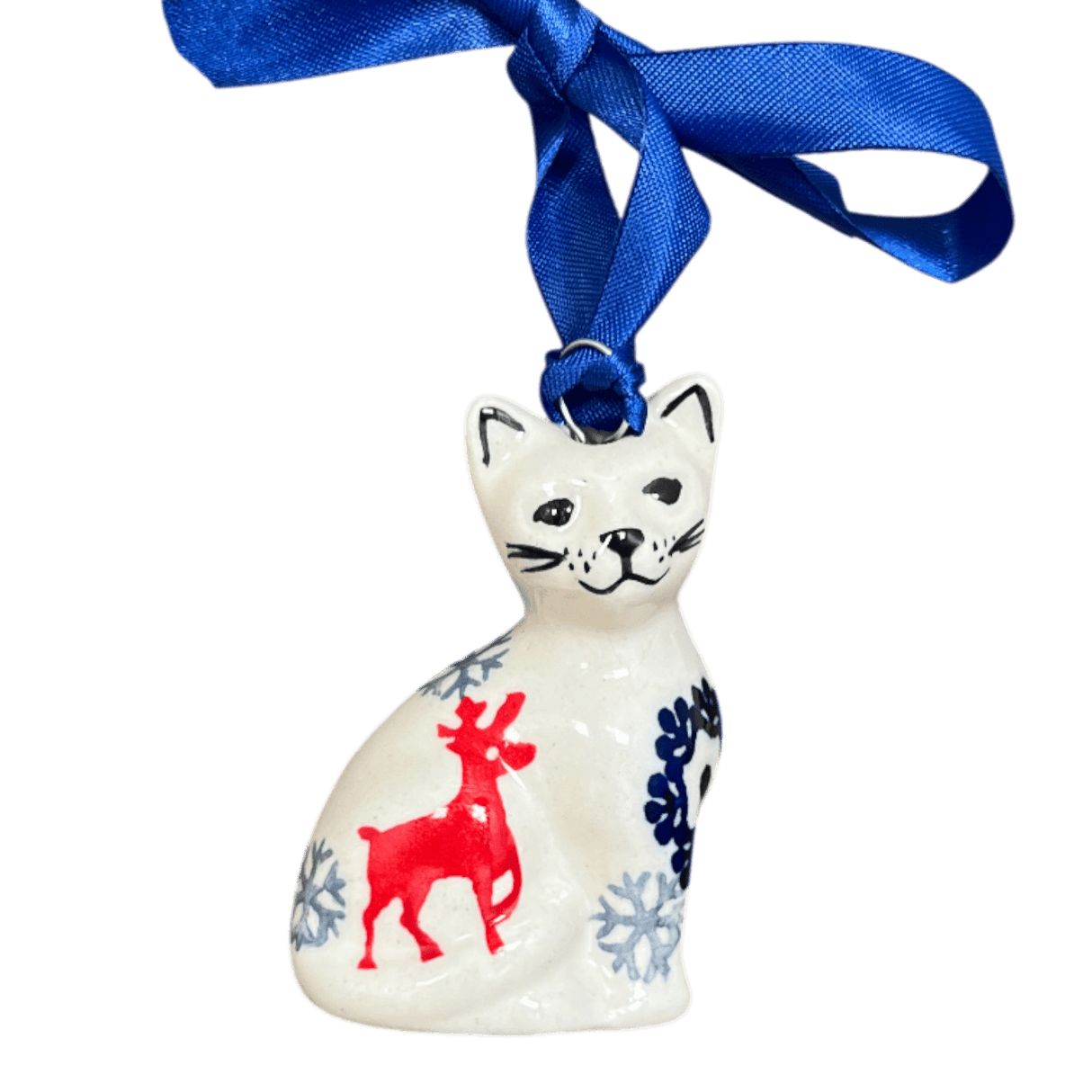 Ornament, Cat, 1.5" in "Reindeer Games" by Manufaktura | K018T-BL07