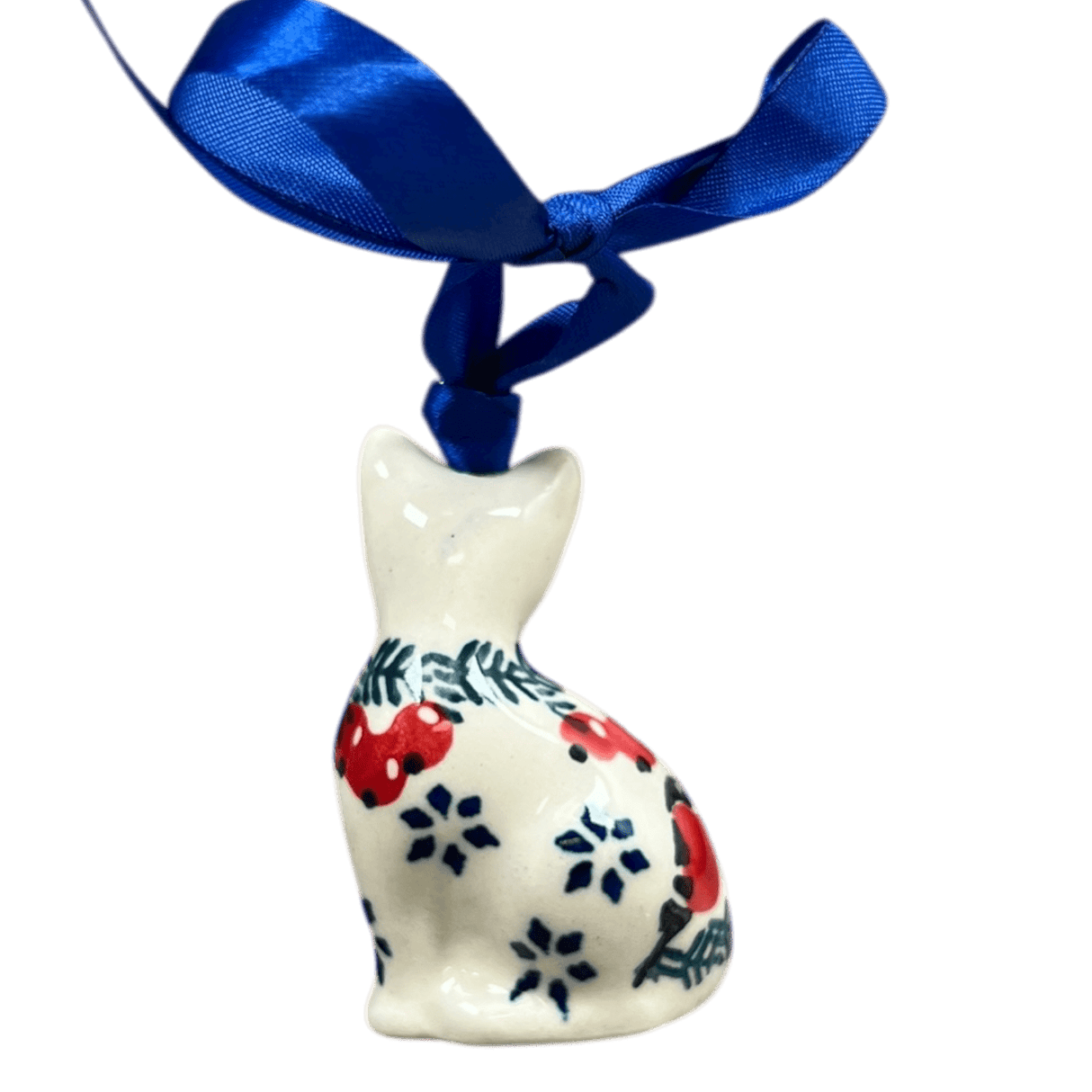 Ornament, Cat, 1.5" in "Red Bird" by Manufaktura | K018T-GILE