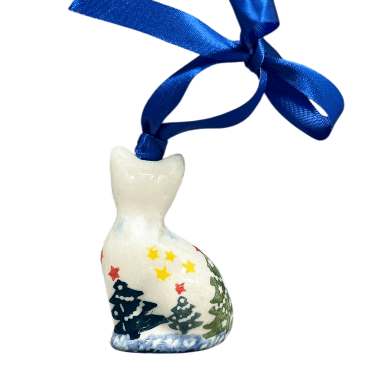 Ornament, Cat, 1.5" in "Festive Forest" by Manufaktura | K018U-INS6