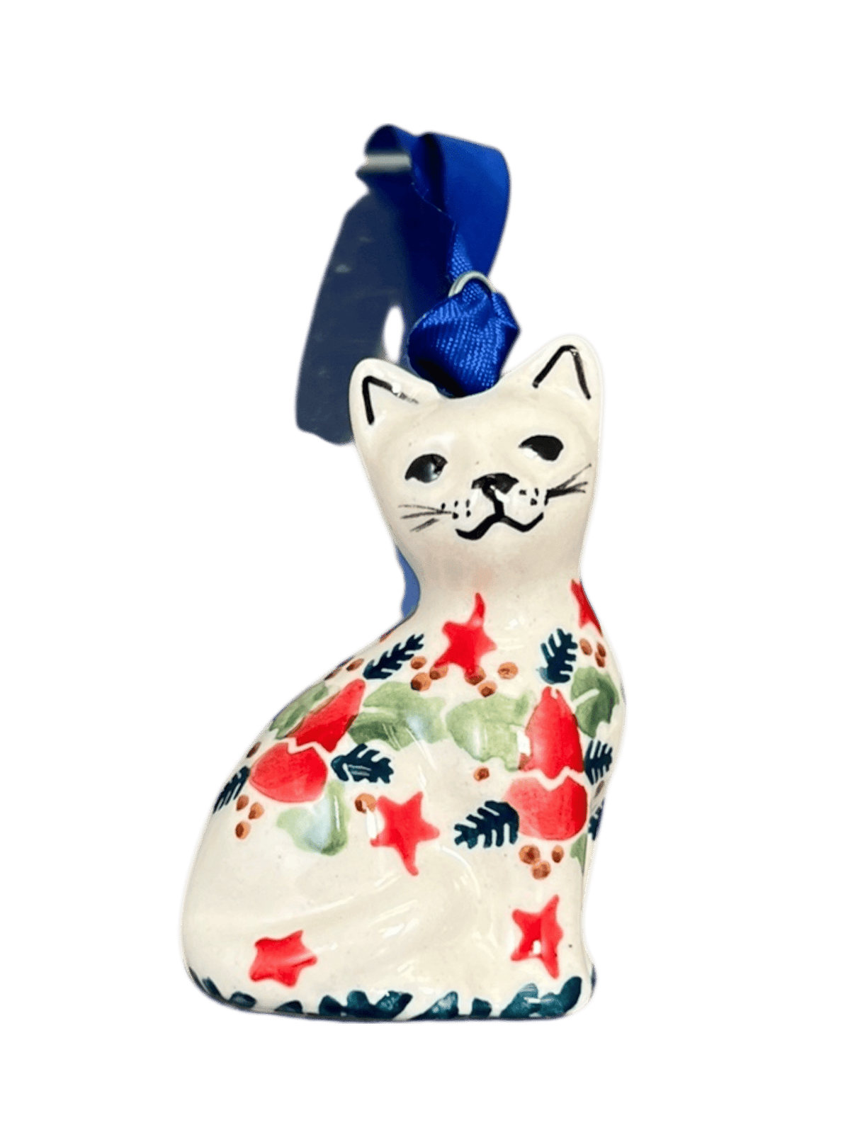 Ornament, Cat, 1.5" in "Evergreen Bells" by Manufaktura | K018U-PZDG