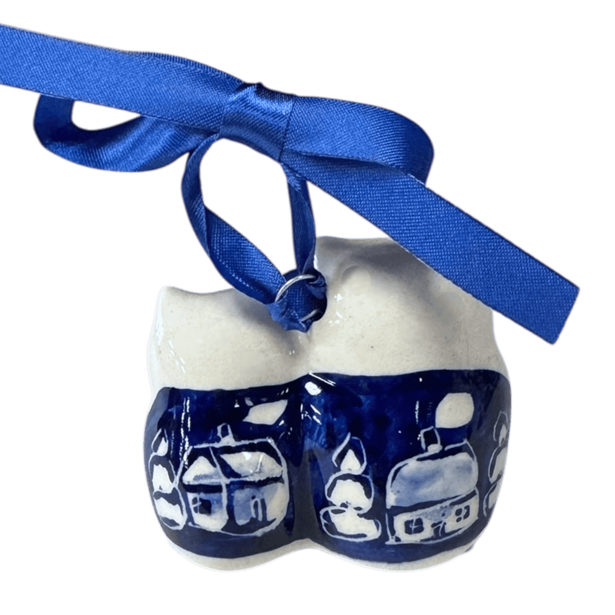 Ornament, Two Owl, 2" in "Winter's Eve" by Manufaktura | K020S-IBZ