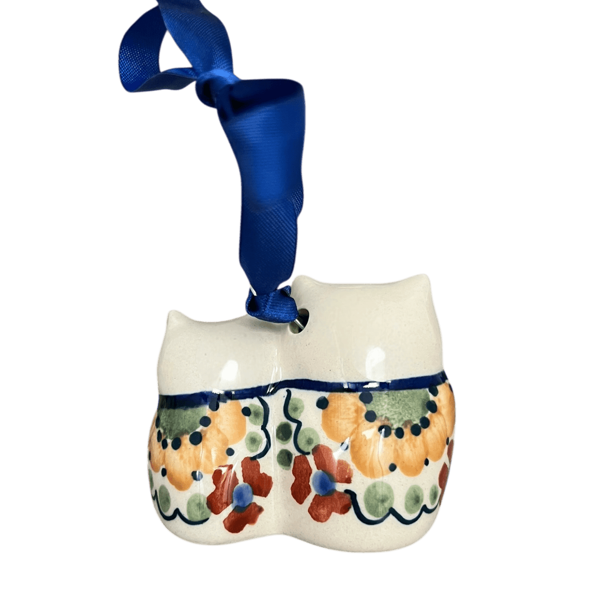 Ornament, Two Owl, 2" in "Autumn Harvest" by Manufaktura | K020S-LB