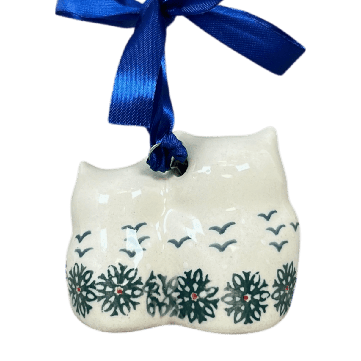 Ornament, Two Owl, 2" in "Pine Forest" by Manufaktura | K020S-PS29