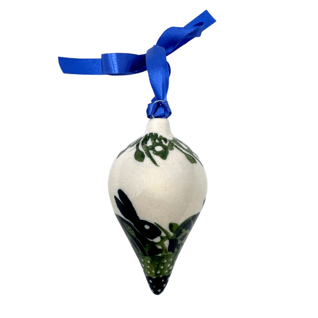 Ornament, Teardrop in "Bunny Love" by Manufaktura | K027T-P324