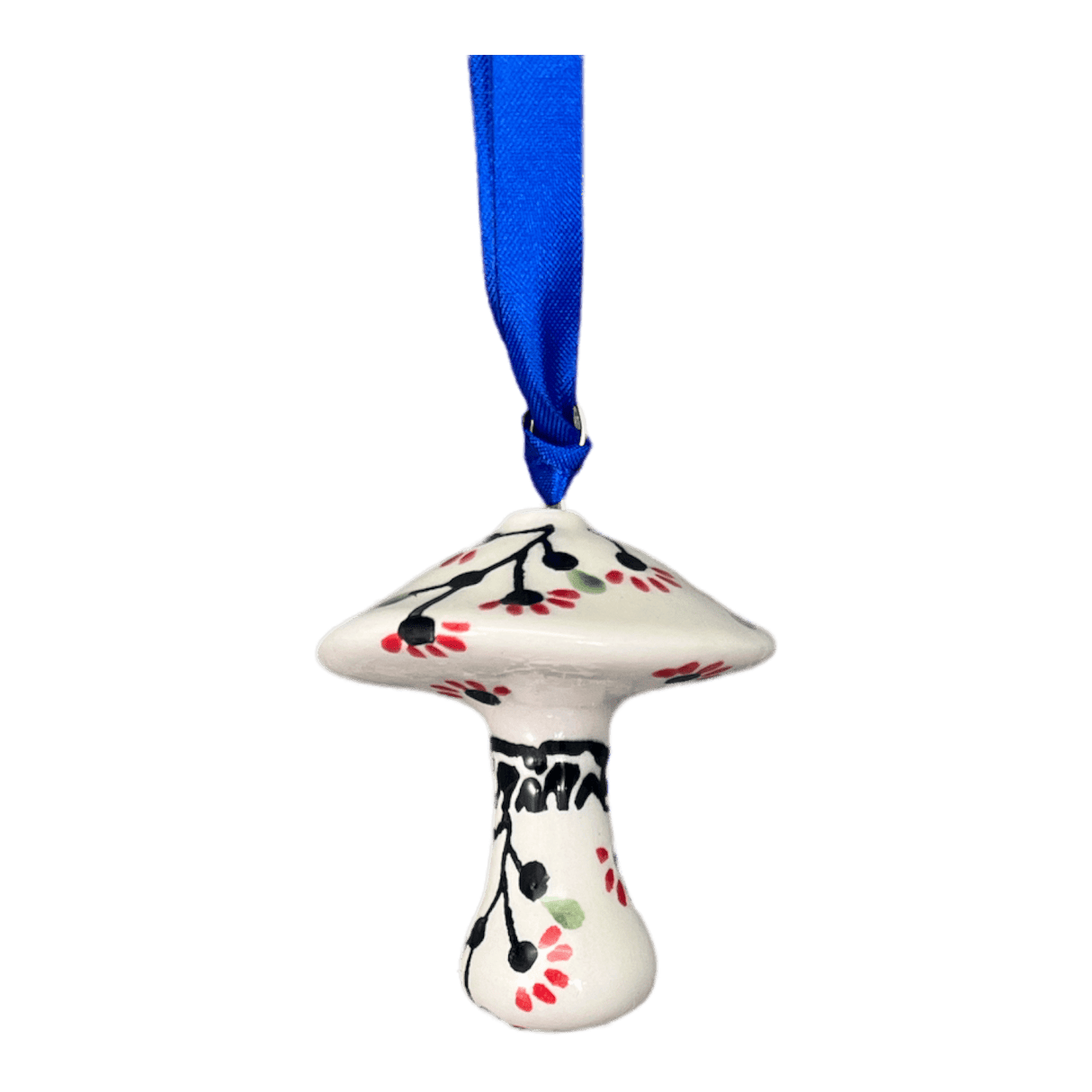 Ornament, Mushroom, 2.25" in "Cherry Blossoms" by Manufaktura | K029S-DPGJ