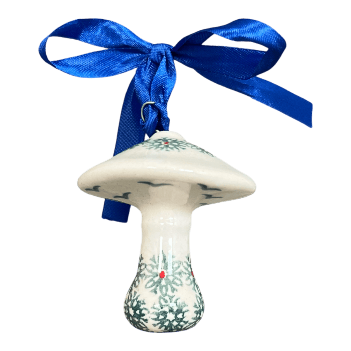 Ornament, Mushroom, 2.25" in "Pine Forest" by Manufaktura | K029S-PS29