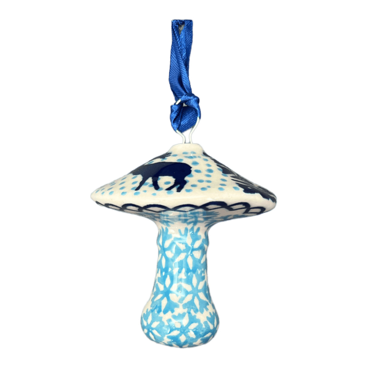 Ornament, Mushroom, 2.25" in "Peaceful Season" by Manufaktura | K029T-JG24