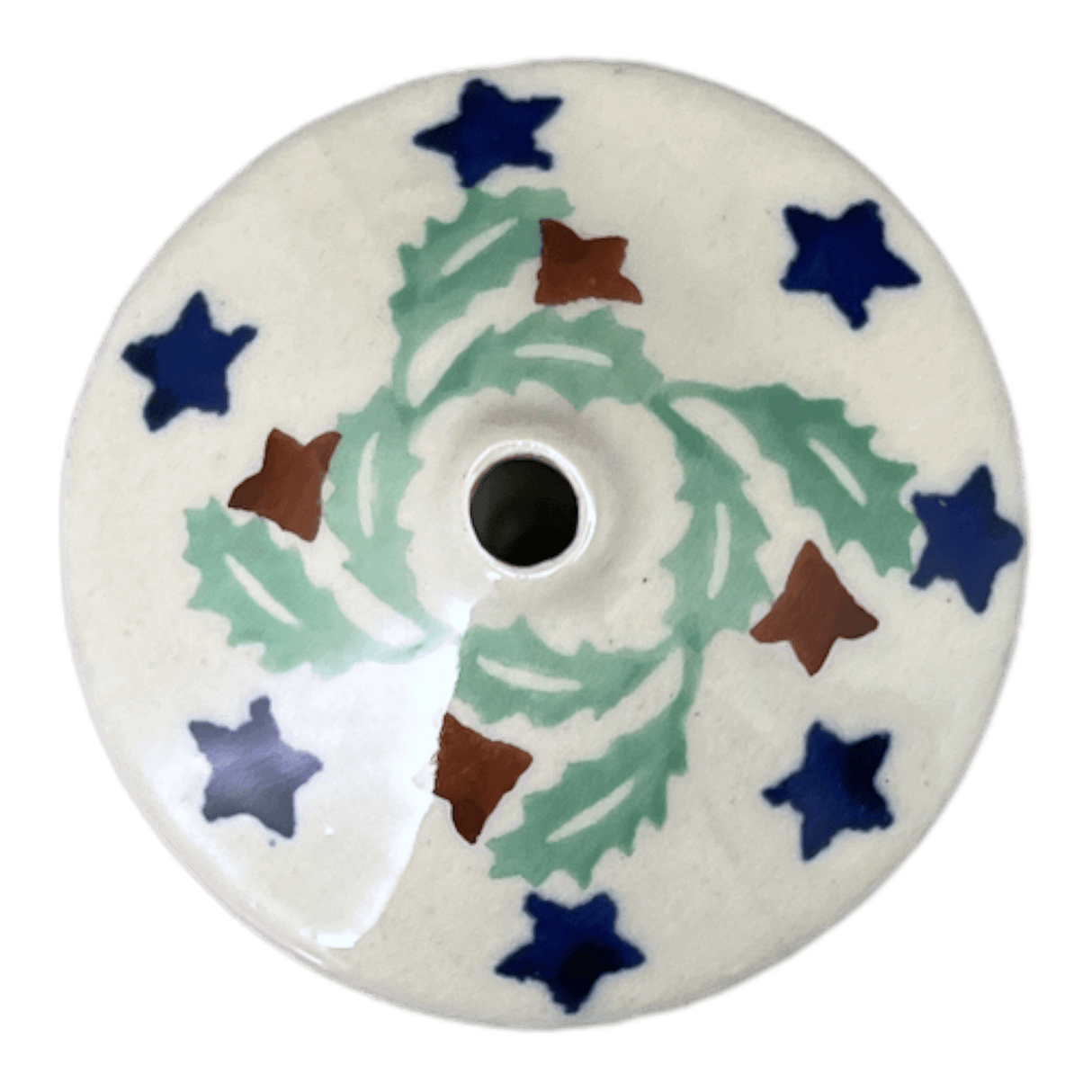 Ornament, Mushroom, 2.25" in "Starry Wreath" by Manufaktura | K029T-PZG