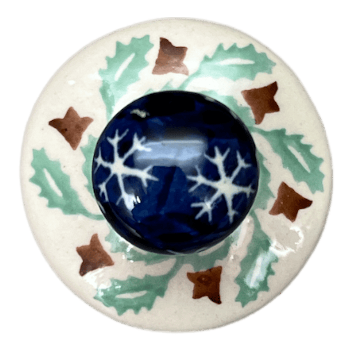 Ornament, Mushroom, 2.25" in "Starry Wreath" by Manufaktura | K029T-PZG