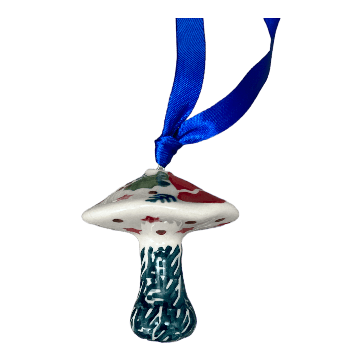 Ornament, Mushroom, 2.25" in "Evergreen Bells" by Manufaktura | K029U-PZDG